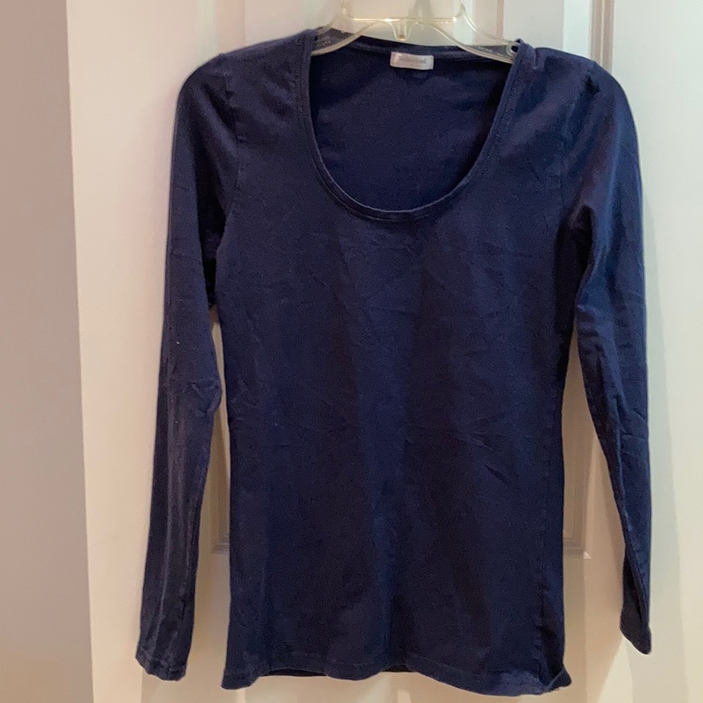 Sutherland top blue size S long sleeves